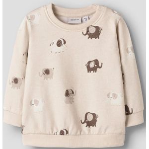 Biologisch Katoen - Sweatshirt - All-over Print - Lange Mouwen - Regular Fit