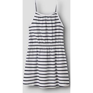 Name It Jurk - NkfVigga - Strap - Bright White/Stripe 07 - Name It - 9 jaar (134) - Jurk
