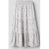 Name It Rok - NkfJolly - Maxi Rok - Star White m. Bloem - Name It - 12 jaar (152) - Rok
