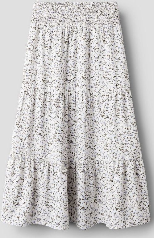 Name It Rok - NkfJolly - Maxi Rok - Star White m. Bloem - Name It - 12 jaar (152) - Rok