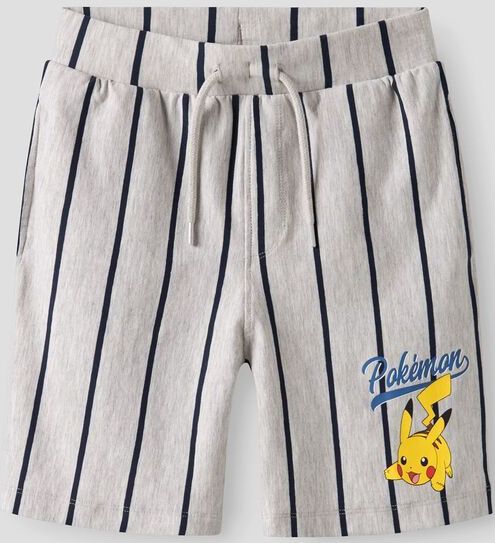 NAME IT Broek 'Pokémon'  blauw / geel / grijs / zwart