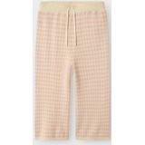 Lil' Atelier Broek - Gebreid - Breed - NmfNadie - Cameo Rose - Lil Atelier - 2 jaar (92) - Broeken - Katoen