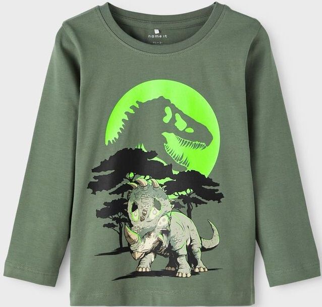 Jurassic World - Top - Blauw - Jersey - Lange Mouwen - Ronde Hals