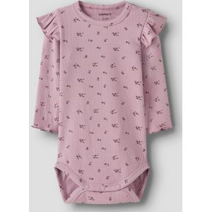 Lange Mouwen Romper - Ribgebreid - Body - All-over print