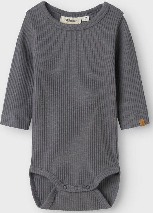 Lil Atelier Romper l/s - Rib - NbmRajo - Poppy Zaad - Lil Atelier - 56 - Romper L/S