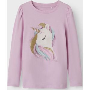 Regular Fit Top Met Lange Mouwen