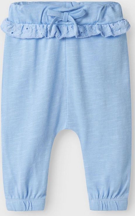 Broek - Regular Fit - Jersey - Met Kantdetail - Verstelbare Taille