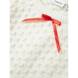 Gebreide Trui - Regular Fit - Ronde Hals - Lange Mouwen - Met Strik