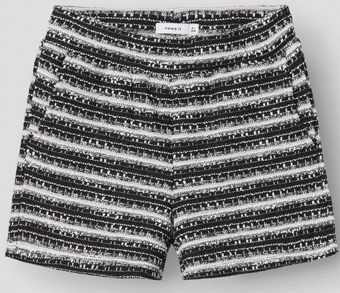 Shorts - Regular Fit - Jersey met Structuur - Verstelbare Taille - Zijzakken