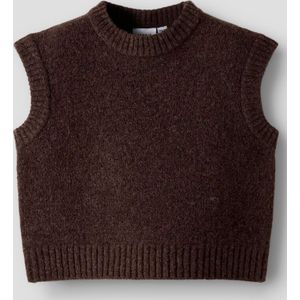 Gilet - Regular Fit - Gebreid - Mouwloos - Pluizig Gebreid