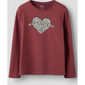 Regular Fit Top Met Lange Mouwen