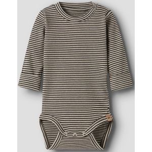 Biologisch Katoen - Romper - Ribgebreid - Lange Mouwen - Drukknopen