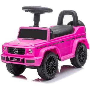 Mercedes Loopauto voor Kinderen - G350 - 1 tot 3 jaar - Opbergbox - Roze