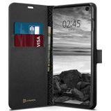 Spigen La Manon Wallet Book Case Samsung Galaxy S10 Zwart