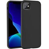Apple iPhone 11 Hoesje Full Covered Siliconen Zwart