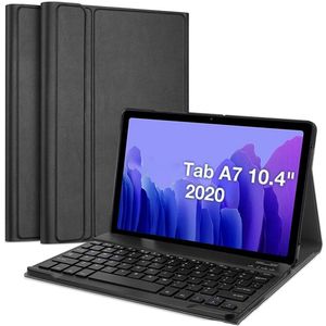 Samsung Galaxy Tab A7 (2020 / 2022) Bluetooth Toetsenbord Hoes Zwart