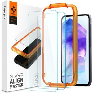 Spigen Screenprotector Samsung Galaxy A55 - Gehard Glas - 2 Stuks
