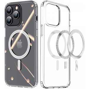 Dux Ducis Clin iPhone 15 Pro Max Hoesje MagSafe Back Cover Transparant