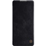 Nillkin Qin Series Book Samsung Galaxy S10 Lite Hoesje Leer Zwart