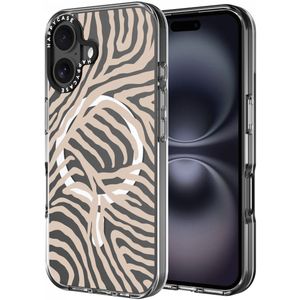 HappyCase Joy Apple iPhone 16 Plus Hoesje MagSafe Back Cover Safari Tiger