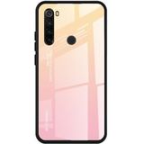 Xiaomi Redmi Note 8T Hoesje Hybride Tempered Glass Roze