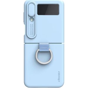 Nillkin CamShield Samsung Galaxy Z Flip 4 Hoesje Camera Slider Blauw