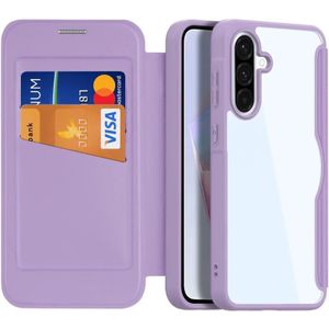 Dux Ducis Skin X Pro Samsung Galaxy A36/A56 Hoesje MagSafe Book Case Paars Roze