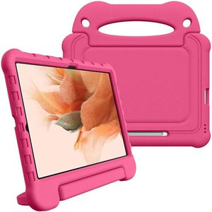 Samsung Galaxy Tab S7 FE / S7 Plus Kinder Tablethoes met Handvat Roze