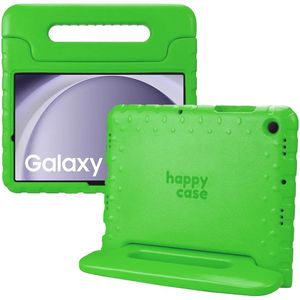 HappyCase Samsung Galaxy Tab A9 Kinder Tablethoes met Handvat Groen