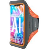 Mobiparts Comfort Fit Sport Armband Huawei Mate 20 Lite Oranje