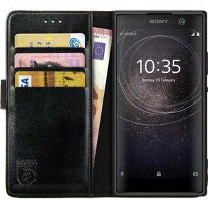 Rosso Element Sony Xperia XA2 Hoesje Book Cover Zwart