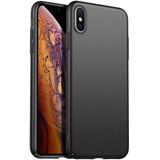 Apple iPhone XS Max Dun Mat Back Cover Hoesje Zwart