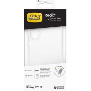 OtterBox React Samsung Galaxy S23 FE Hoesje Clear  Screen Protector