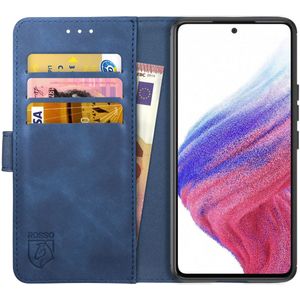 Rosso Element Samsung Galaxy A53 Hoesje Book Cover Blauw