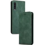 Samsung Galaxy A50 Book Case Hoesje Luxe Wallet Kunst Leer Groen