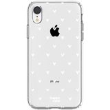 HappyCase Apple iPhone XR Hoesje Flexibel TPU Hartjes Print