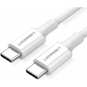 UGREEN USB-C naar USB-C Kabel 3A Fast Charge 1 Meter Wit