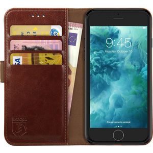Rosso Element Apple iPhone 6 / 6S Hoesje Book Cover Bruin