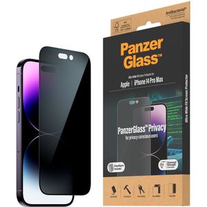 PanzerGlass Ultra-Wide Fit Apple iPhone 14 Pro Max Privacy Screenprotector Glas