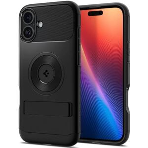 Spigen Slim Armor MagFit Apple iPhone 16 Hoesje MagSafe Zwart