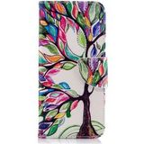 Samsung Galaxy A6 Portemonnee Hoesje met Boom Print