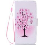 Samsung Galaxy A6 Portemonnee Hoesje Plum Blossom