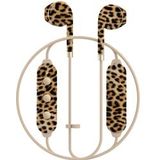 Happy Plugs Wireless II Draadloze In-Ear Bluetooth Headset Luipaard