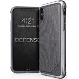 Raptic Lux Apple iPhone XS/X hoesje leather grijs