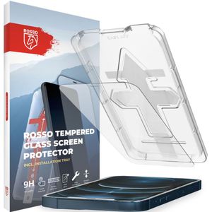 Rosso Apple iPhone 12 Pro Max Tempered Glass met Installatietray
