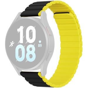 Dux Ducis LD Strap - Universeel Smartwatch Bandje 22MM - Zwart Geel