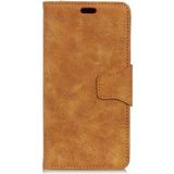 Samsung Galaxy A6 Plus Vintage Portemonnee Hoesje Bruin