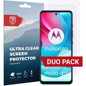 Rosso Motorola Moto G60S Ultra Clear Screen Protector Duo Pack