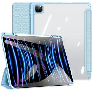 Dux Ducis Toby Apple iPad Pro 13 (2024) Hoes Tri-Fold Book Case Blauw