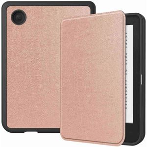 Kobo Clara 2E Hoes Book Case Beschermhoes Roze